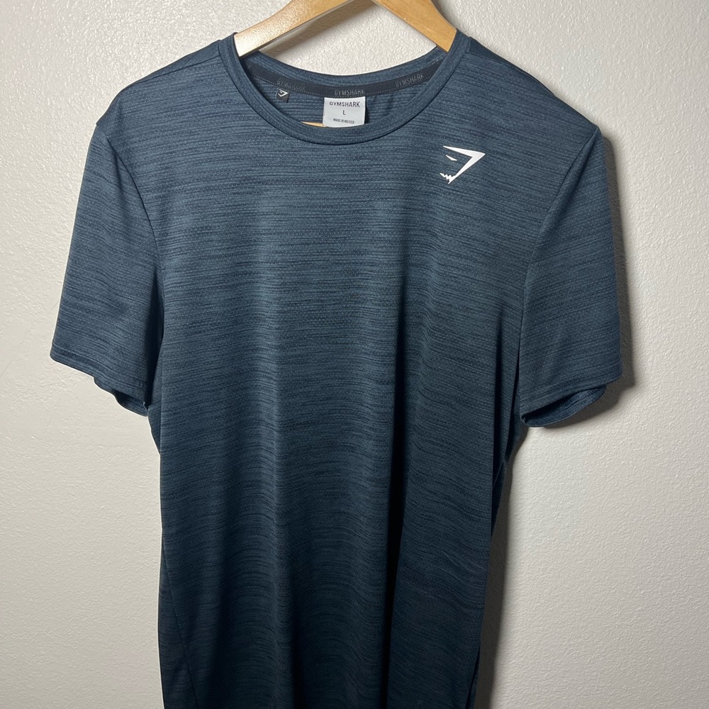 Gymshark Blue Short Sleeve Tee Performance Shirt